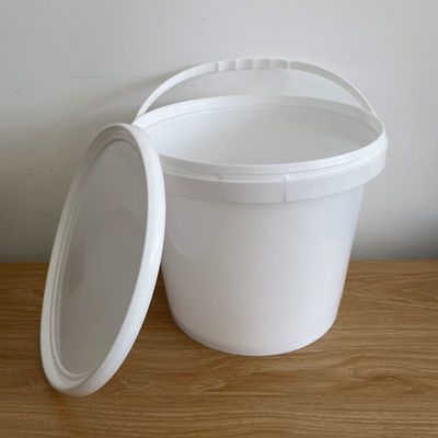 Contenedor de plástico de 1 galón de polipropileno/HDPE con tapa robusta y de diseño duradero