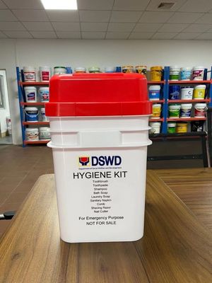 1-25L Contenedor de cubo de plástico de color cuadrado y blanco de grado alimenticio para personalización