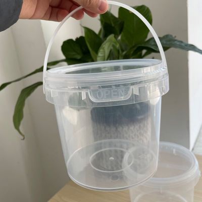 16/24/32 oz Cuadrado contenedor de alimentos bañera para palomitas de maíz dulces cubos y mango incluidos