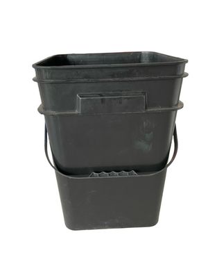 1.0 a 2.5 mm de espesor Polipropileno 5 galones cuadrados cucharas de 4 lados Imprimidos cubos para mascotas