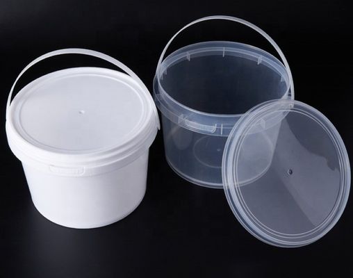 200ml 350ml 500ml 750ml plástico de embalaje redondo Contenedor de balde personalizado para su