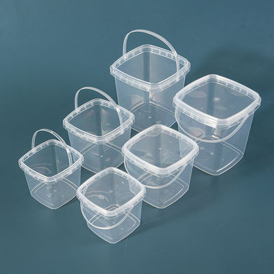 1L 2L 3L 4L 5L cubo de plástico horno de microondas de grado alimenticio