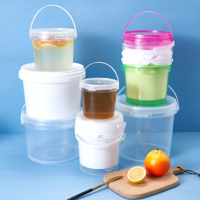 Cubo de plástico de grado alimenticio personalizado para sopa de arroz y dulces personalizar para satisfacer sus necesidades
