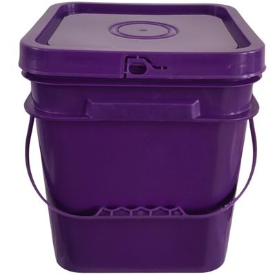 Cubo de lata de lata de 20 litros Cubo de plástico duradero y reutilizable hecho a medida