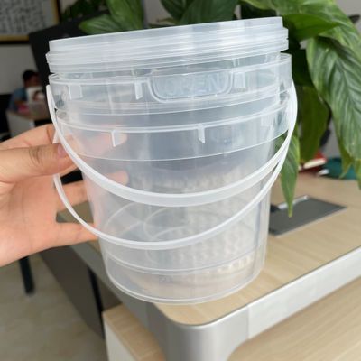 Pantalla de seda/transferencia de calor/impresión IML cubo de PP con tapa versátil y práctico