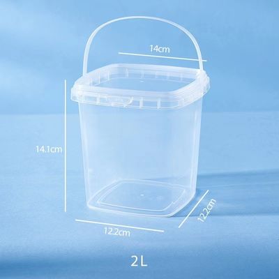 1Baños de plástico de 0,0 a 2,5 mm de espesor con tapa certificados por GAP/ISO/FDA para pedidos pequeños