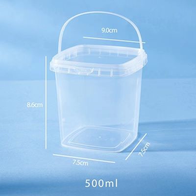 1Baños de plástico de 0,0 a 2,5 mm de espesor con tapa certificados por GAP/ISO/FDA para pedidos pequeños