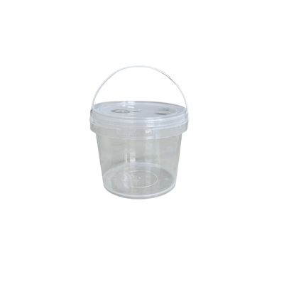 Contenedor de plástico de calidad alimentaria para helados dulces con tapa 200 ml 300 ml 500 ml 750 ml 1L