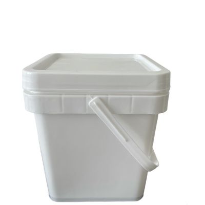 Cubo de plástico cuadrado personalizable para almacenar nueces juguetes productos químicos y fertilizantes