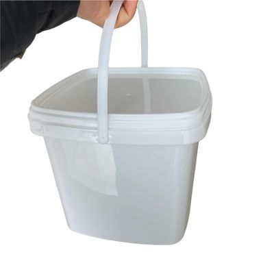 300 ml 5L PP Cubo cuadrado Contenedor claro o blanco