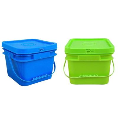 Certificado GAP/ISO/FDA Personalizar semillas de piensos Cubo de plástico con tapa Personalizable