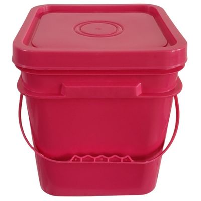 Contenedor de plástico cuadrado de 20L con certificación GAP/ISO/FDA y diseño personalizable