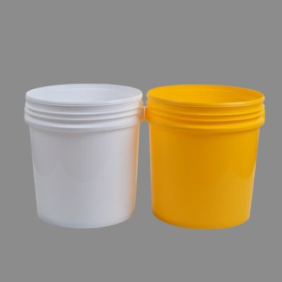 Cubo de plástico de 10 litros con tapa Cubo de alimentos de uso pesado de 1,0 a 2,5 mm de espesor libre de BPA