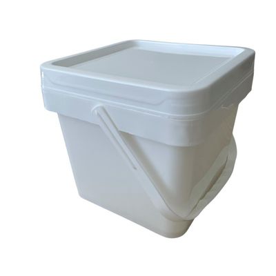 Cubo de PP con tapa fácil de abrir para almacenamiento de semillas en material de polipropileno duradero