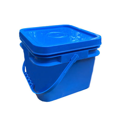 2 galones de cubo de plástico cuadrado con tapa Solución práctica de embalaje de alimentos