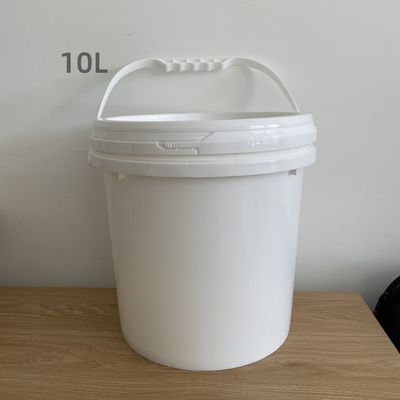 5L 10L 15L 18L 5 galones balde redondo de plástico conveniente con duradero y mango