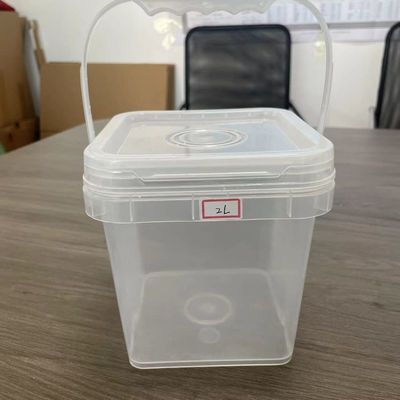 Accesorios Baldes tapa y manija para cubos cuadrados de PP de grado alimenticio