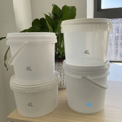 1L-5L Personalizar salsa de yogur aperitivos Contenedor de almacenamiento de alimentos Cubo con tapa y mango