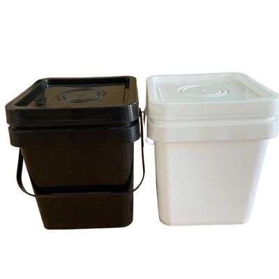 Impresión personalizada de tela de seda / transferencia de calor / cubos IML 2L 4L 5L 10L con tapa