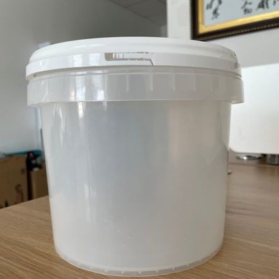 Cubo de plástico transparente de 4L con tapa para almacenar herramientas prácticas y versátiles