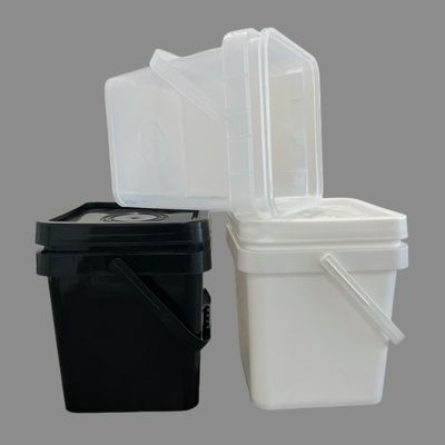 Impresión personalizada de tela de seda / transferencia de calor / cubos IML 2L 4L 5L 10L con tapa