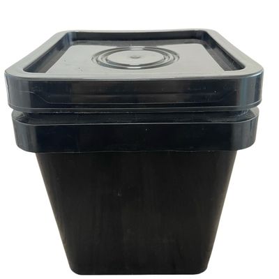 Impresión personalizada de tela de seda / transferencia de calor / cubos IML 2L 4L 5L 10L con tapa