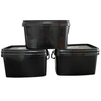 Impresión IML 10L Cubo cuadrado para cebos de pesca 1,0 a 2,5 mm espesor y material