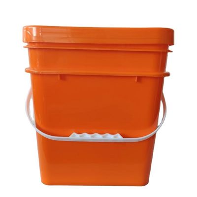 Contenedor de galletas 15L cuadrados cucharón de plástico con material HDPE y diseño impreso