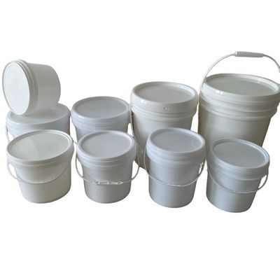 Venta en el directorio de 1.0-2.5 MM espesor redondo 5L 6L 8L 10L PP cubo de plástico con tapa