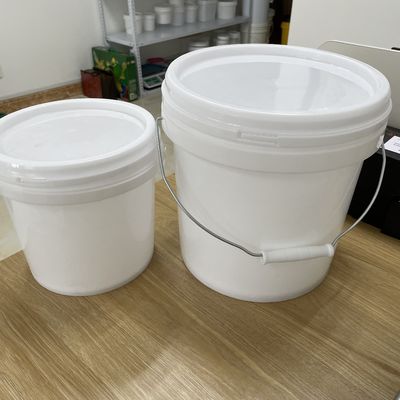 Contenedor de 1L de plástico con tapa de mantequilla de maní de HDPE