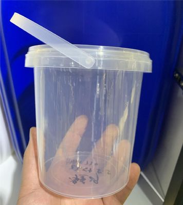Prueba de fugas y personalización versátil Yogur de queso en un cubo de plástico con tapas