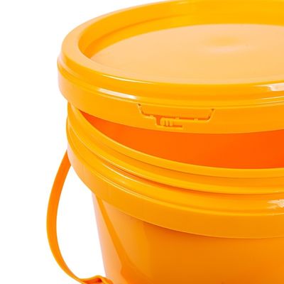 Cubo de plástico redondo cuadrado de 300 ml de 25L con tapa y manija de 1,0 a 2,5 mm de espesor