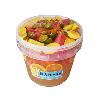 1.0 a 2.5 MM de espesor Contenedor de bebidas dulces Cubo de alimentos con validación GAP/ISO/FDA