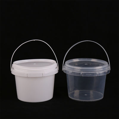 Contenedor de plástico personalizado Cubo de plástico pequeño con capacidad de 500 ml y accesorios
