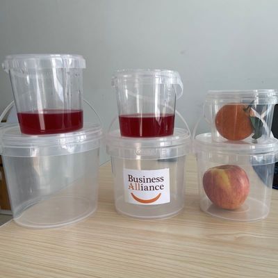 Cubo de plástico con espesor de cubierta de 1,0 a 2,5 mm, incluido el cubo transparente o blanco