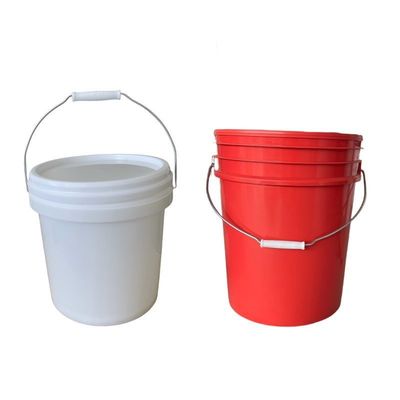 Personaliza un cubo de plástico de 1-25L con tapa y manija Solución de almacenamiento anti-impacto duradera