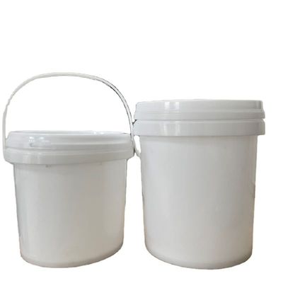Personaliza un cubo de plástico de 1-25L con tapa y manija Solución de almacenamiento anti-impacto duradera