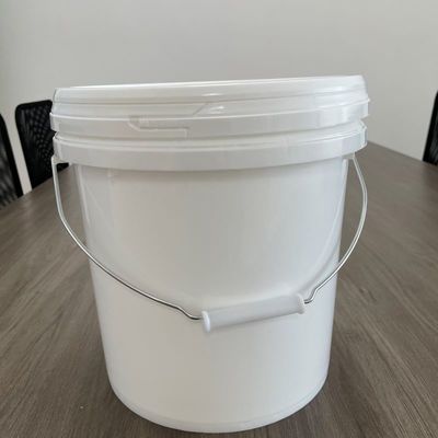 Grado alimenticio vacío 5 galones cubo 4 galones 15 litros balde de plástico con tapa logotipo personalizado