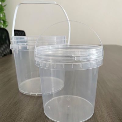 Cubo de plástico HDPE de grado industrial 3.8L con tapa Durable y práctico