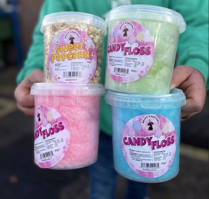 1L de plástico para helados y yogur color rojo Impresión IML 1,0-2,5 mm de espesor