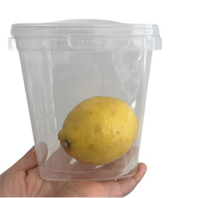 1.0-2,5 mm de espesor Contenedor de barra de balde brillante de fácil apertura con mango conveniente