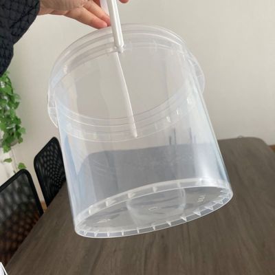 1.0-2,5 mm de espesor Contenedor de barra de balde brillante de fácil apertura con mango conveniente