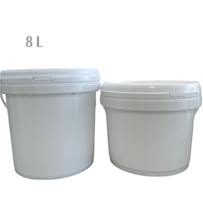 Personalizar 8L Durable 2 galones de revestimiento redondo para el contenedor de plástico industrial y el cubo