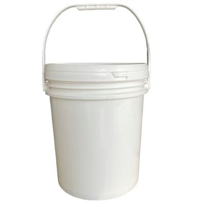 Contenedor de plástico de 5 galones 15L 20L balde de plástico con tapa