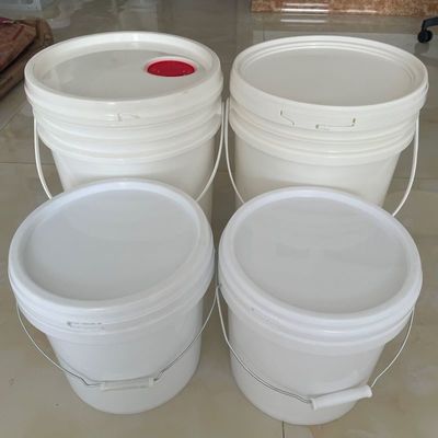 5 gal de plástico de grado alimenticio baldes con mango de metal personalizar el grosor de 1,0 a 2,5 mm
