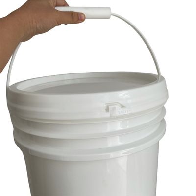 1-5 galones de cubo redondo de plástico con tapa El accesorio perfecto para beber