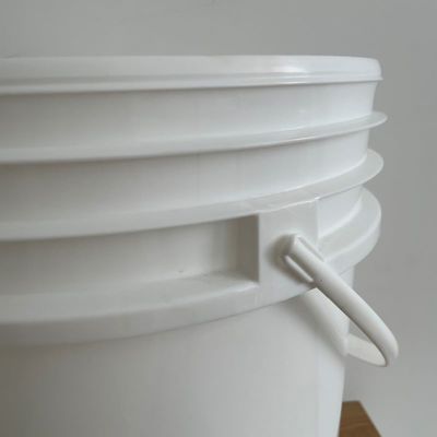 Resina pintura epoxi plástico cubo de 5 galones tamaño con GAP / ISO / FDA certificado y prueba de fugas