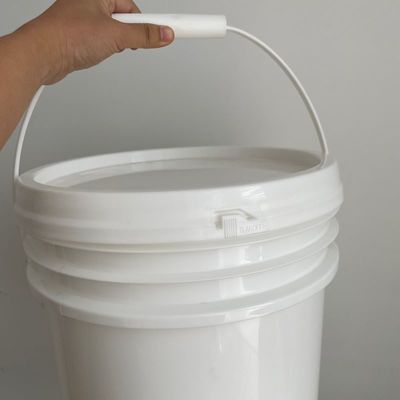 Resina pintura epoxi plástico cubo de 5 galones tamaño con GAP / ISO / FDA certificado y prueba de fugas