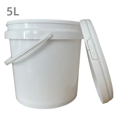 Cubo de plástico ecológico de 3L 4L 5L con tapa