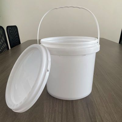 Cubo de plástico ecológico de 3L 4L 5L con tapa